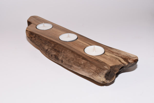 Wood Cottonwood Tealight Holder WHTL010