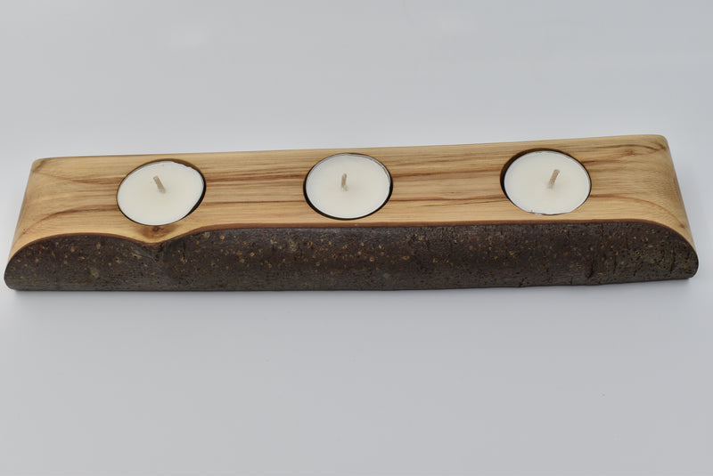 Apple Wood Tealight Holder WHTL027