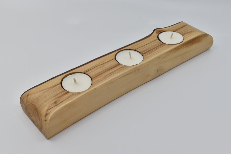 Apple Wood Tealight Holder WHTL027