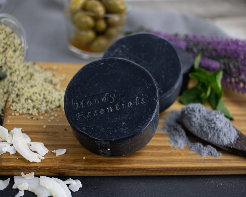 Activated Charcoal "Hockey Puck" Soap